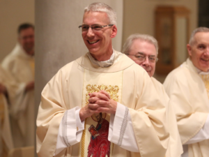 Fr Joseph Taphorn during mass