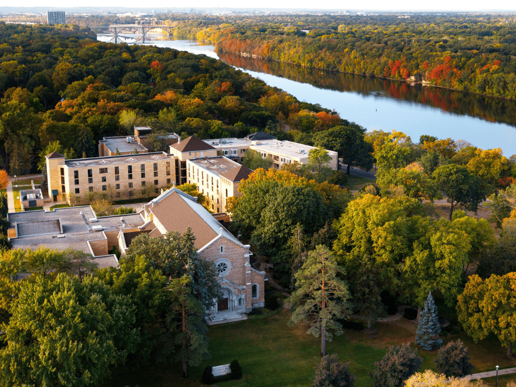 saint paul seminary campus in fall