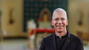 fr joseph taphorn saint paul seminary rector inside church