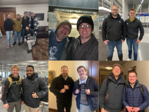 saint paul seminarians who are ready to depart for homeless ministry