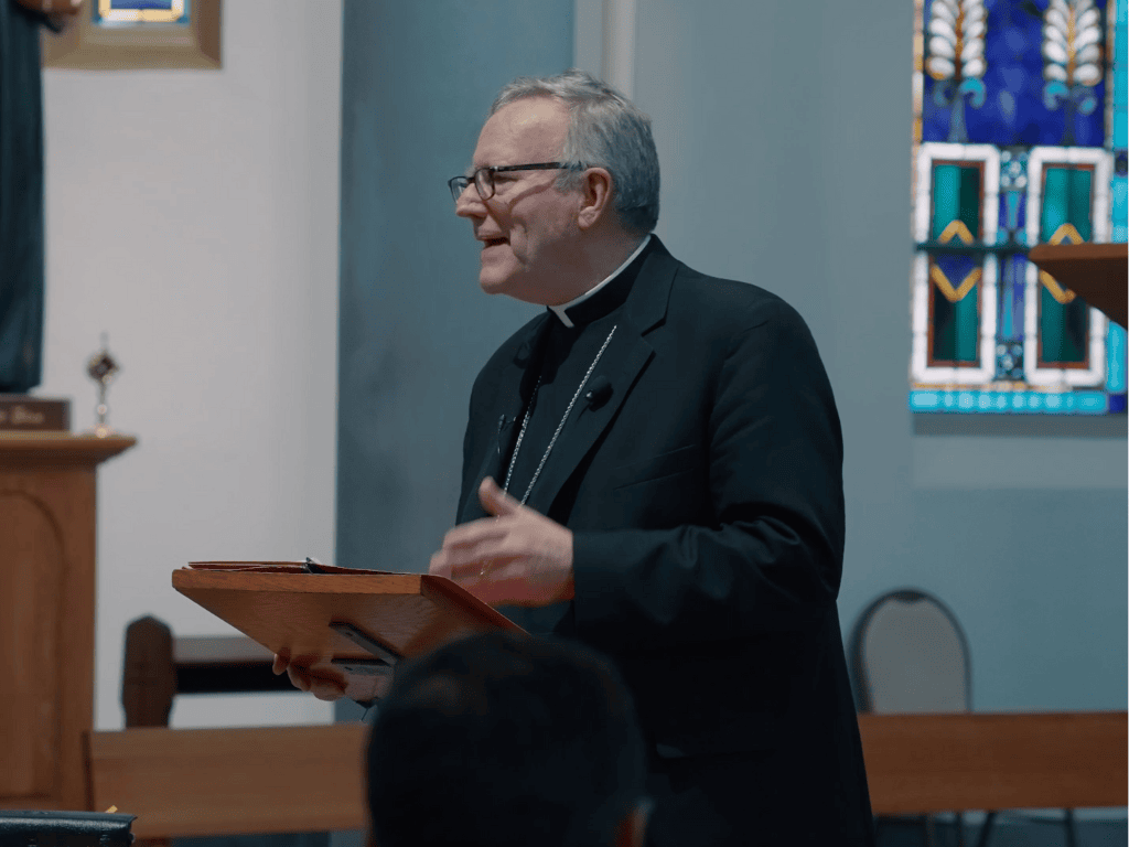 bishop robert barron speaks about right praise at the saint paul seminary