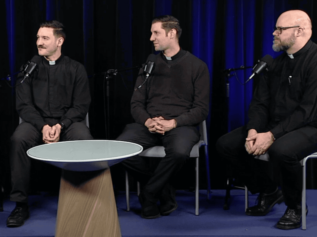 seminarian and two priests talk about their vocations at the saint paul seminary