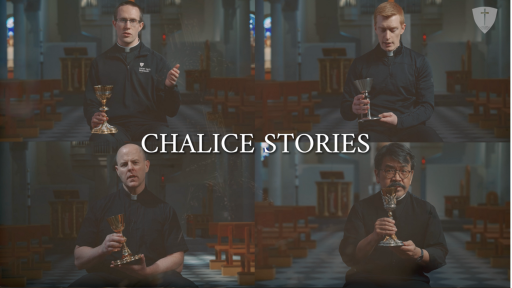 seminarians sharing their chalice stories at the saint paul seminary