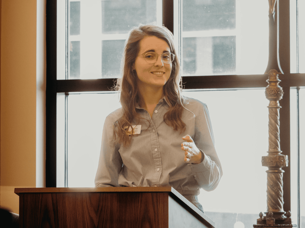 saint paul seminary lay student emily dalsky presents at the 2024 sacra doctrina conference