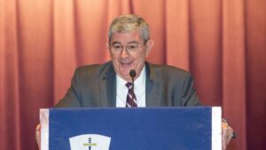george weigel speaks at the saint paul seminary