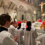 saint paul seminary seminarians celebrate mass after being instituted as acolytes