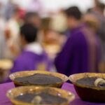 ashes for ash wednesday at the beginning of lent