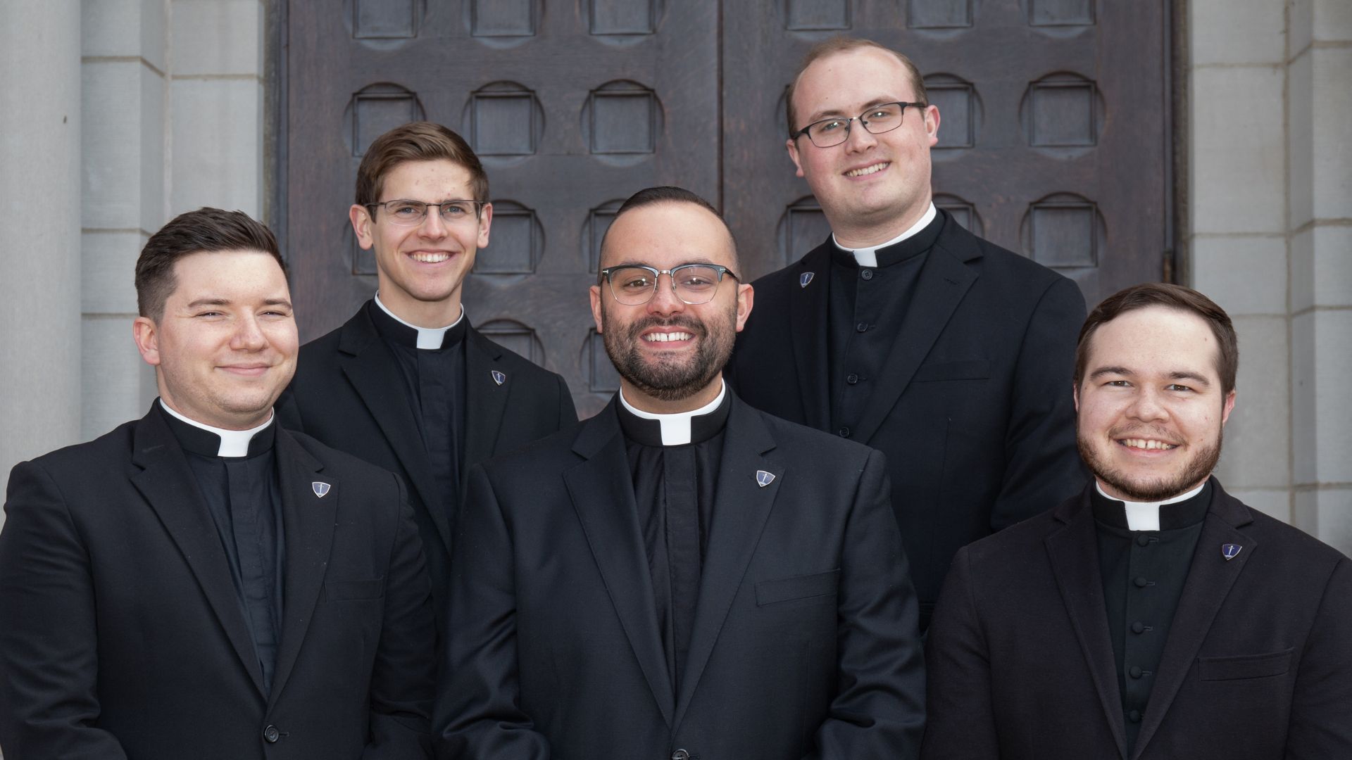 group of seminarians standing together
