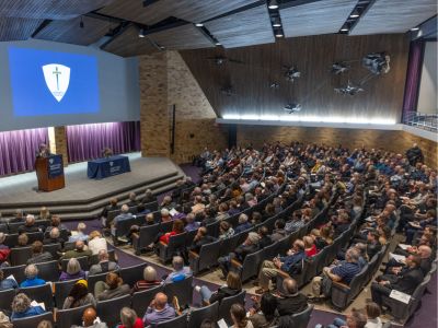 saint paul seminary ireland lecture full auditorium